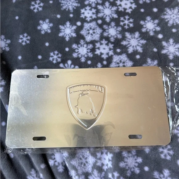 Lamborghini plate black and gold - Picture 2 of 2